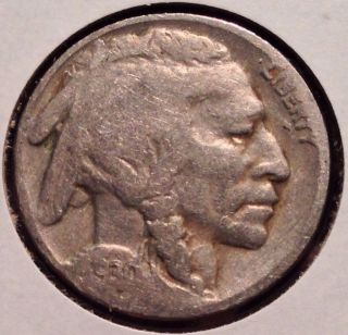 1930 Buffalo Nickel,  G.  Indian Head Nickel Good.  U.  S.  Coin. photo