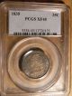 Stunning Looking 1835 Capped Bust Quarter Pcgs Ef 45 Browning - 7 Poss.  Au Quarters photo 4