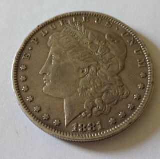 1881 $1 Morgan Silver Dollar photo