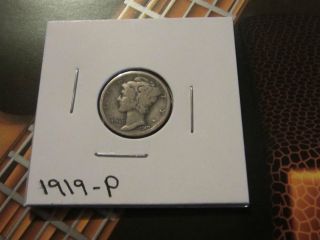 1919 - P Mercury Dime Extra Coin photo