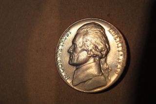 1939 P Unc Jefferson Nickel 5c Us Coin photo