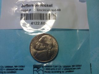 1996 - P Uncirculated Jefferson Nickel photo
