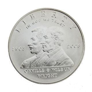 2003 First Flight Centennial Commemorative Silver Dollar photo