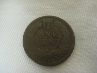 1870 Indian Head Cent Bronze Rare Good Plus photo