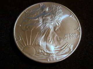 1 Oz.  1995 Walking Liberty Dollar 1 Day Emergency photo