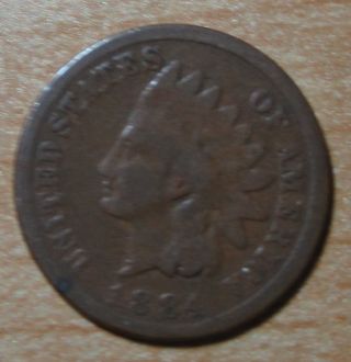 1884 Indian Head Penny 2 photo