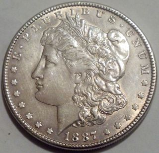 1887 Morgan Silver Dollar Great Coin photo