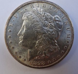 1898 - O Morgan Dollar Ms++++ Uncirculated Gem Silver photo