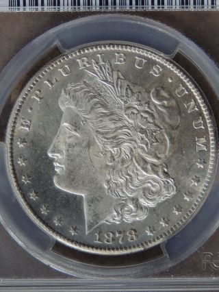1878 Spcgs Morgan Silver Dollar photo