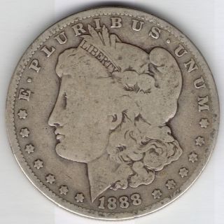 1888 - O Morgan Silver Dollar $1 photo