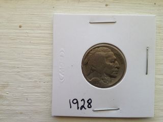 1928 5c Buffalo Nickel photo