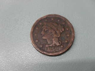 1852 Large Cent Vg photo
