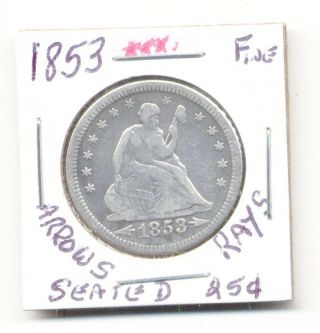 1853 25 Cents 
