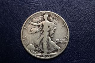 1935 - S 50c Walking Liberty Half Dollar Plus photo