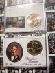 Lincoln Presidential Dollar With Lincoln Stamp In Snap Loc Case Dollars photo 2
