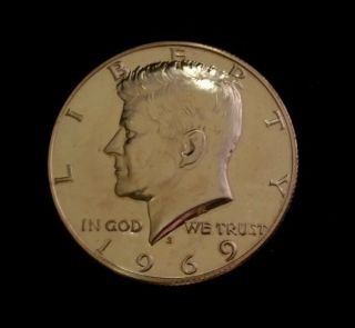 1 Day 1969 - S 50c (proof) Kennedy Half Dollar photo