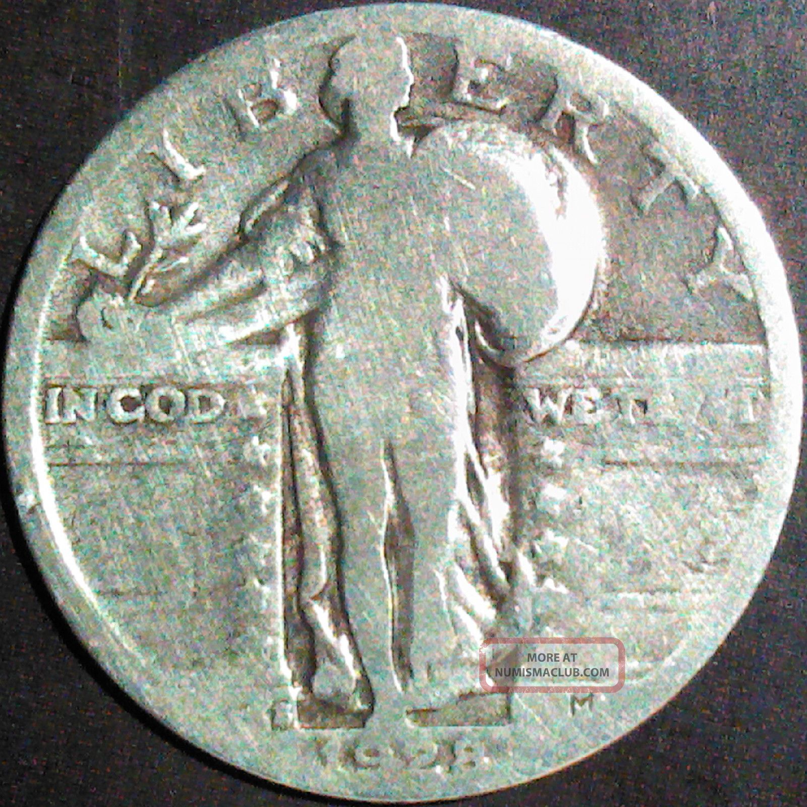1928 S Standing Liberty Quarter 90 Silver Coin