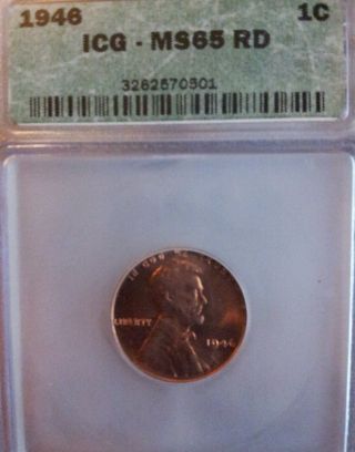 1946 1c Rd Lincoln Cent photo