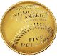 2014 W National Baseball Hall Of Fame Gold Proof Five Dollar Coin Commemorative photo 1