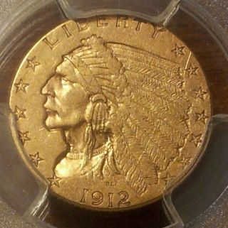1912 2.  50 Gold Pcgs Xf45 Graded photo