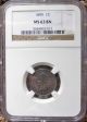 1899 1c Indian Head Cent | Ngc Ms63bn | Purple Toning Small Cents photo 2