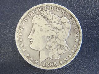 1896 Morgan Silver Dollar Orleans In Circulated photo