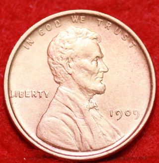 1909 Vdb Lincoln Wheat Cent photo