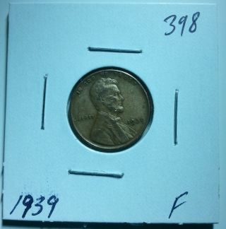 1939 Lincoln Wheat Penny 398 photo