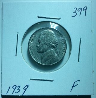 1939 Jefferson Nickel 399 photo