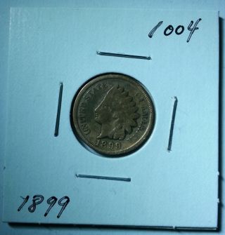 1899 Indian Head Penny 1004 photo