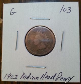 1902 Indian Head Penny 103 photo