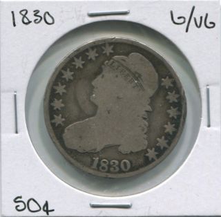 1830 Capped Bust Half Dollar 50c - - Type Coin - photo