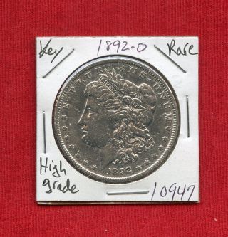 1892 O Morgan Silver Dollar 10947 Coin Us Rare Key Date Estate photo