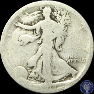 1918 P Silver Walking Liberty Half Dollar Rare Date C98 photo