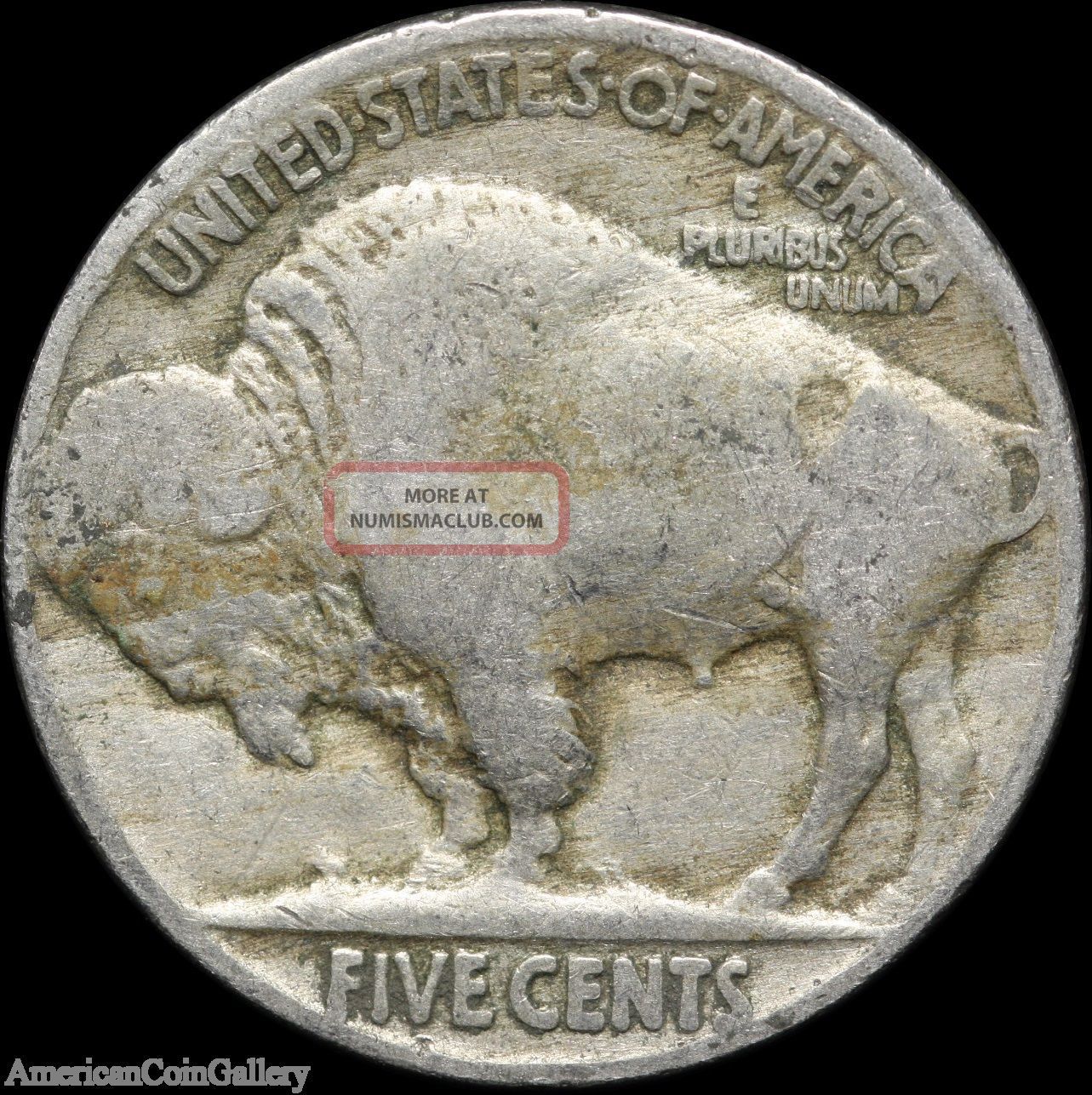 1916 Buffalo Nickel Great Details Rare Old Us Collectible Coin 10