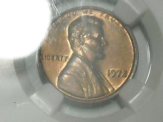 1972 Doubled Die Ngc Ms 63 Rb Red Brown Lincoln Cent Error Ddo Make Offer photo