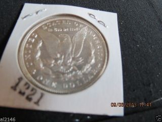 1896 - P Silver Morgan Dollar / Scarce/ Double Sharp photo