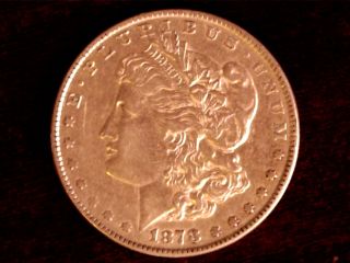 1878 7t $1 Au Morgan Silver Dollar Coin 24 Hour photo