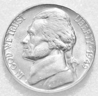 1949 - P 5c Jefferson Nickel Us Coin photo