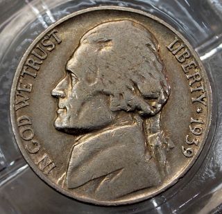 1939 - P Very Fine Jefferson Nickel. . . . .  6183 photo