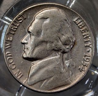 1954 - D Very Fine Jefferson Nickel. . . . .  6190 photo