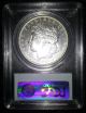 1886 Reverse Slabbed Rainbow Toned Pcgs Certified Ms 63 Morgan Silver Dollar Dollars photo 3