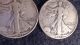 3 Silver Half Dollars Walking Liberty1936 1942 1943 Half Dollars photo 1