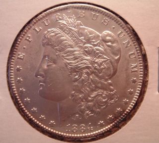 1884 Morgan Silver Dollar - - photo