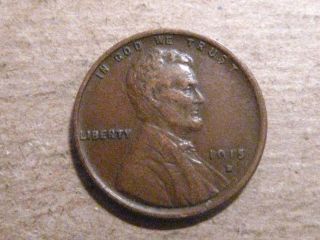 1915 - D Lincoln Cent Xtra Fine 13 photo