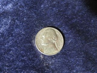 1966 Jefferson Nickel Vintage Monticello 5 Cents Coin - Flip photo