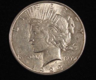 Uncirculated 1923 - S Peace Silver Dollar photo