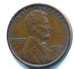 1913 1c Bn Lincoln Cent photo