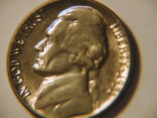 1951 Jefferson Bu Nickel Coin photo