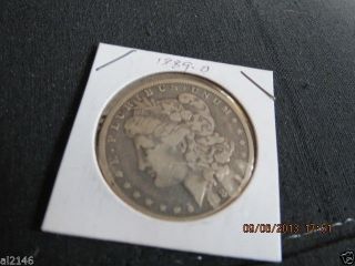 1889 - O Morgan Silver Dollar - Toning Very Fine - - photo